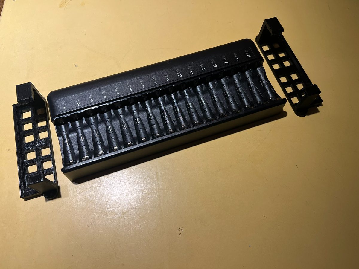 Battery charger mount