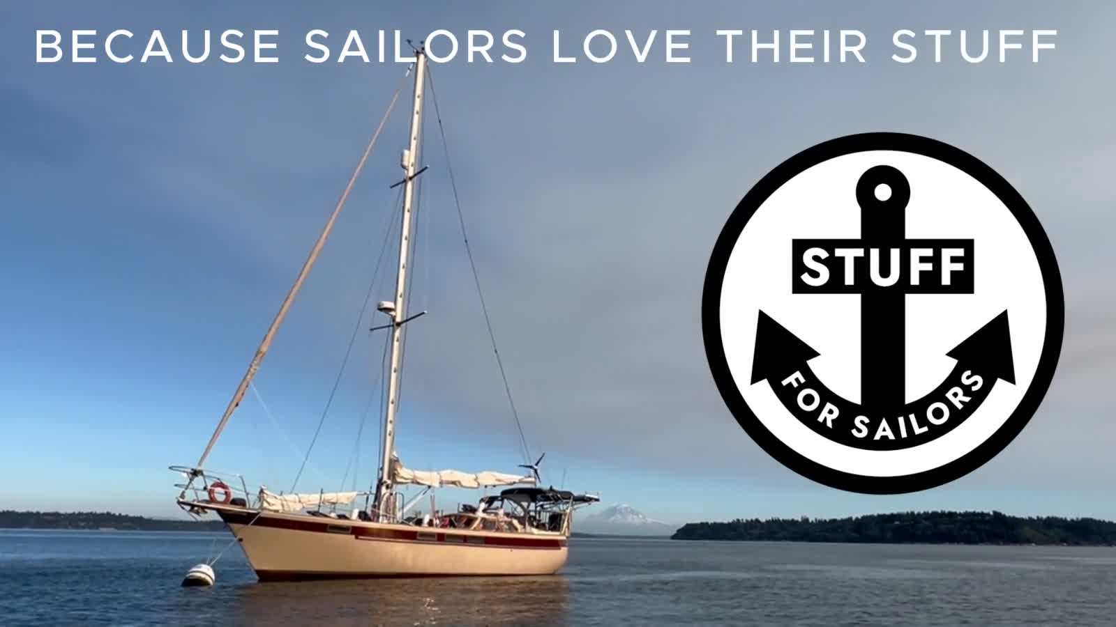 Stuff for Sailors — sailboat at anchor in Puget Sound