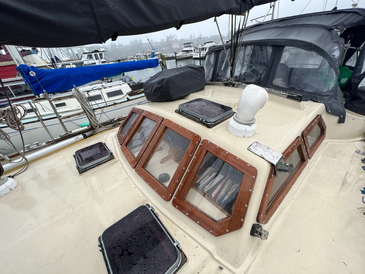Rebuilt portlights after refit